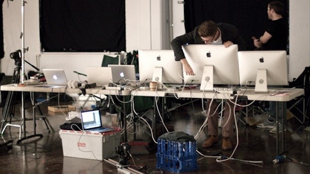 4 days on set. 7 cameras. 7 macs. 960 records. 1