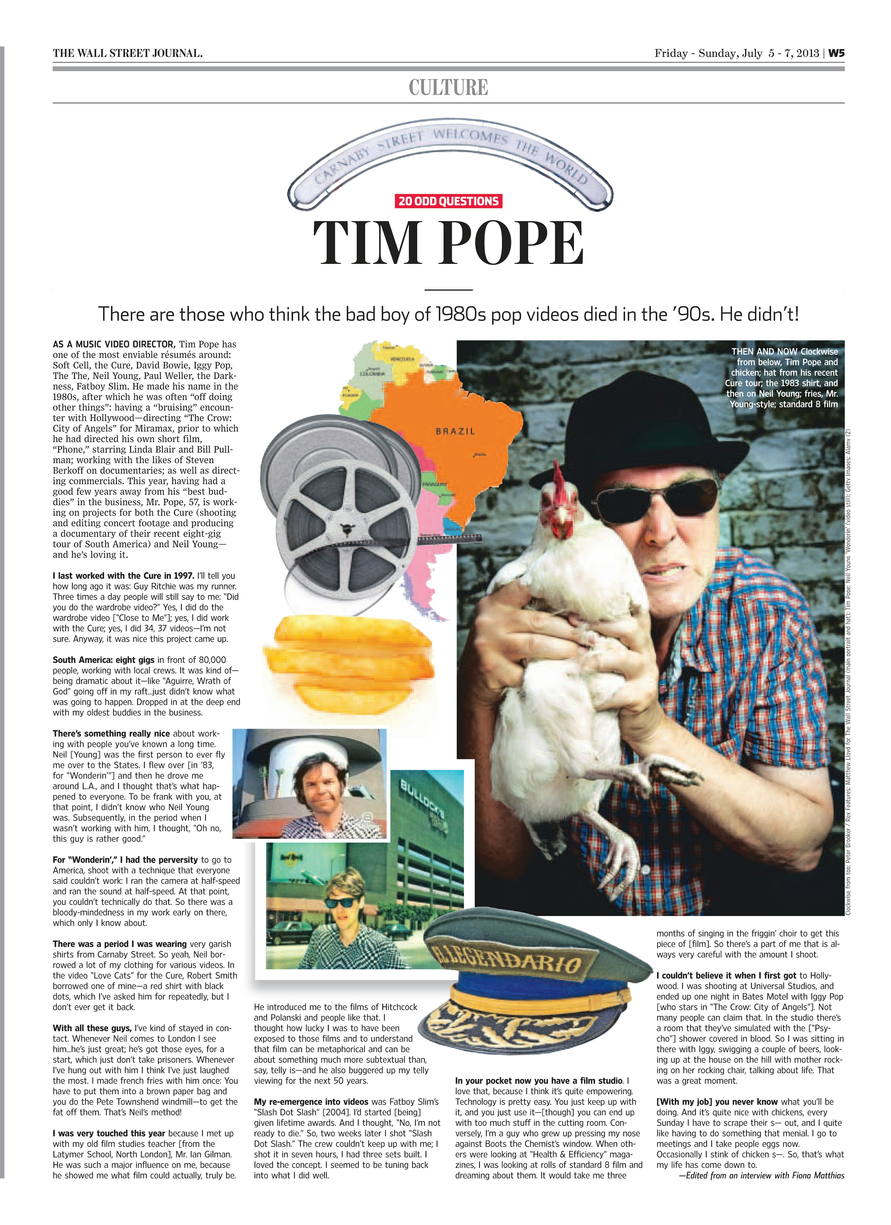 TIM POPE - Wsje Pope