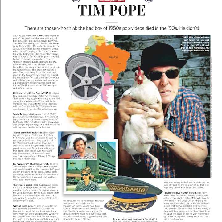 TIM POPE - Wall Street Journal, July, 2013