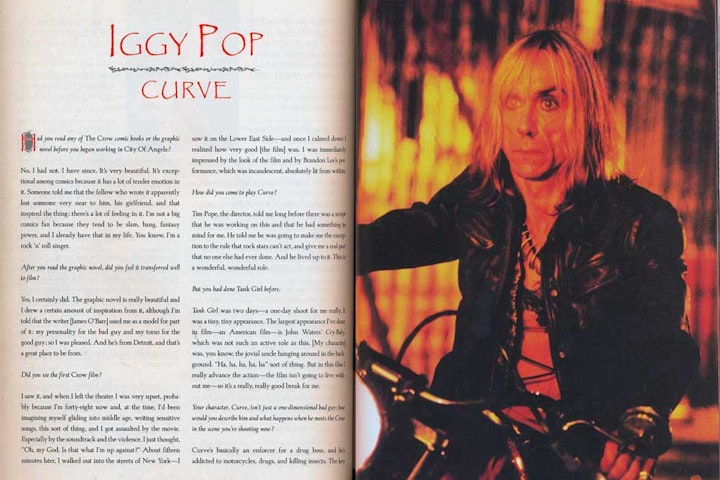Excerpts from "The Crow 2" book