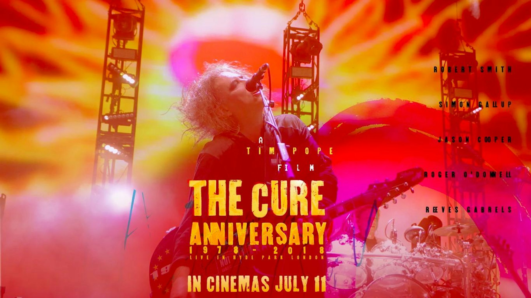 The Cure's "Anniversary" live in Hyde Park, London -