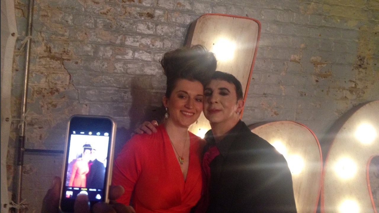 Marc Almond "A Kind of Love" - Marc with performer Lisa Ronson.