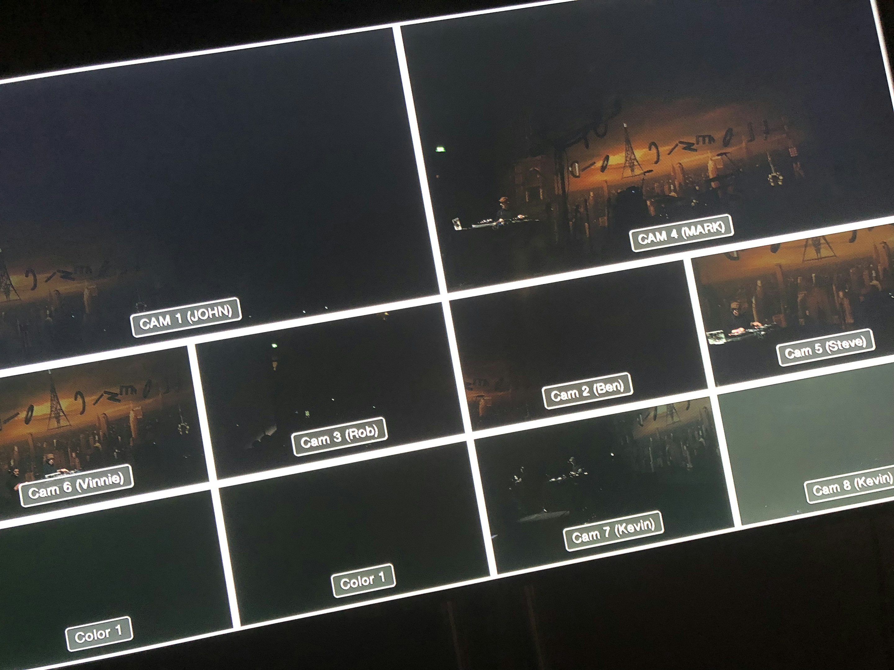 - My point of view during concert.