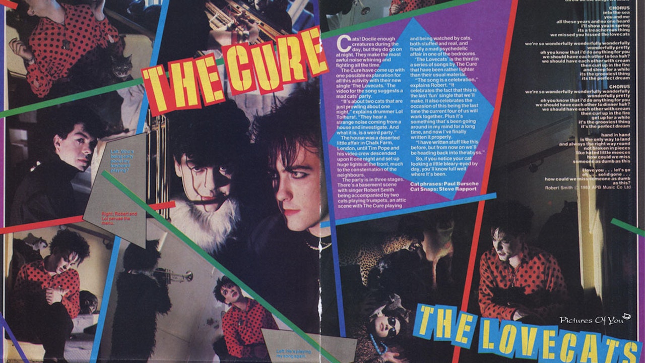 The Cure "The Lovecats" - Smash Hits, October, '83.