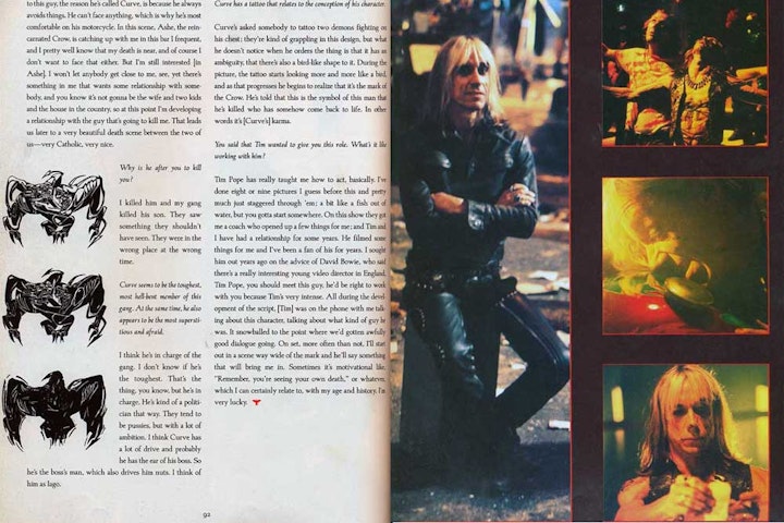 Excerpts from "The Crow 2" book