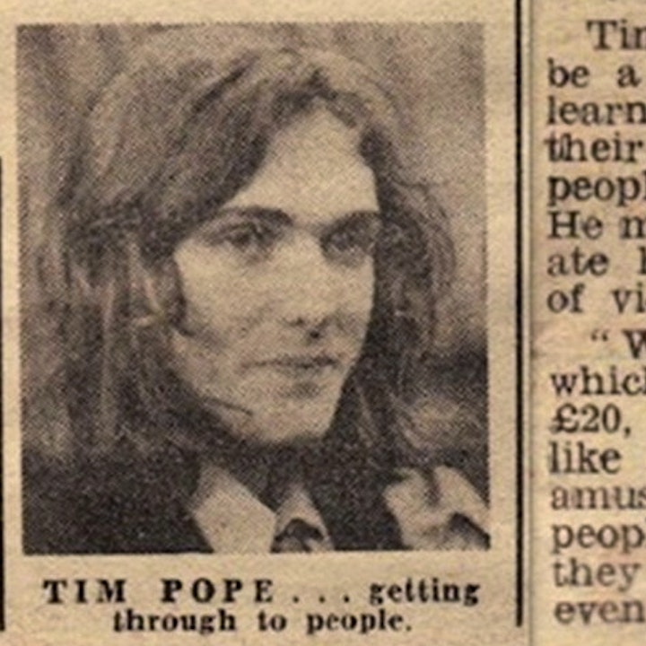 TIM POPE - LONDON EVENING STANDARD/1974