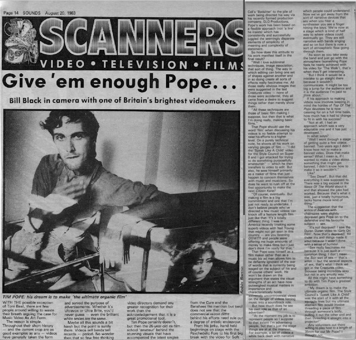 TIM POPE - Scanners
