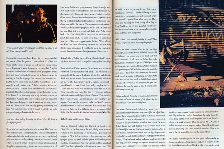 Excerpts from "The Crow 2" book
