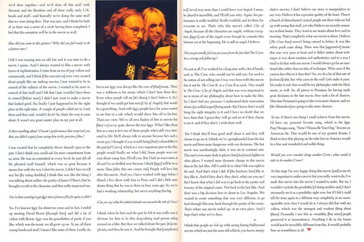 Excerpts from "The Crow 2" book