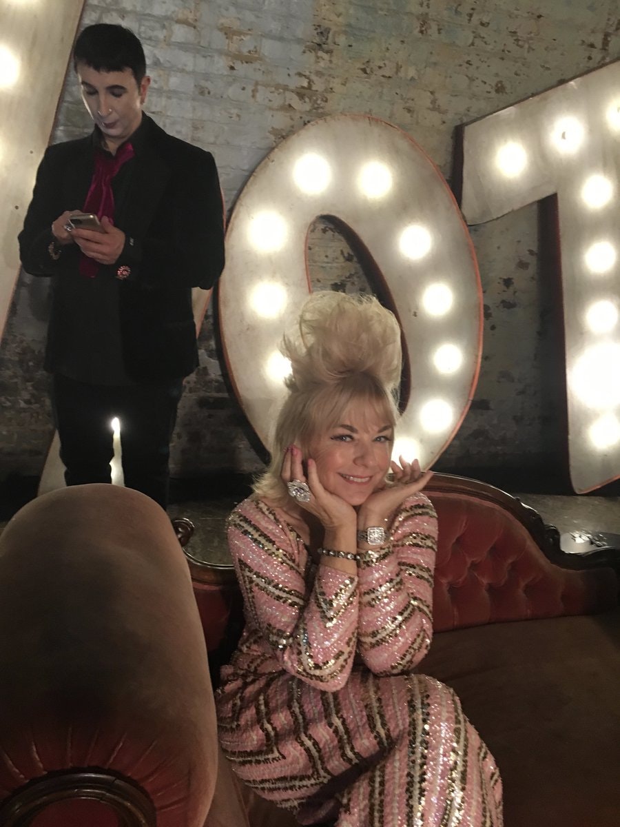 - Marc with Mari Wilson.