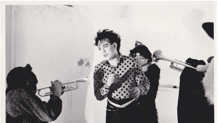 The Cure "THE LOVECATS" - Photograph by Steve Rappaport.
