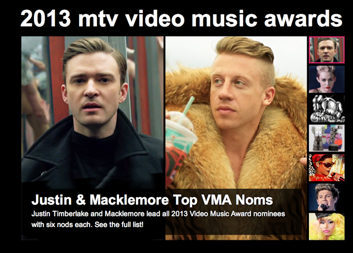 Two MTV VMA nominations!