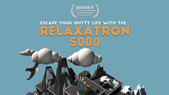 ANDREW BRAND - Director / Motion Designer / Digital Artist - 'Relaxatron 5000' wins 'Click for Flicks' award