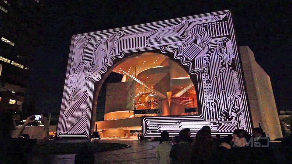 Segerstrom Center for the Arts, Projection Mapping