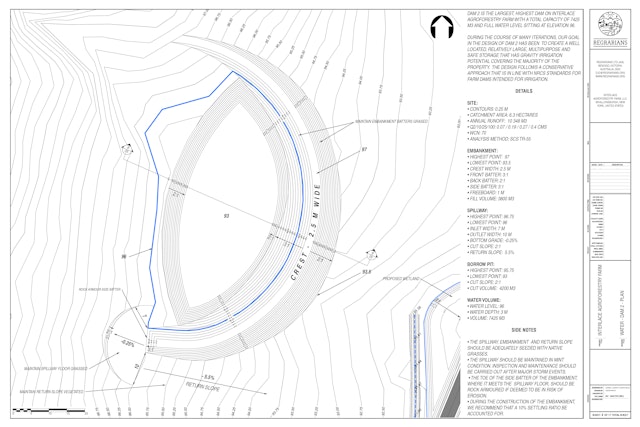 SHEET 04 - WATER - DAM 2 - PLAN