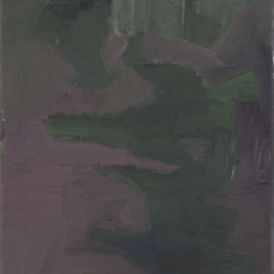 Superbad _ 2014-2015 untitled#8 - 2015 - oil on canvas -  40 x 12  cm
