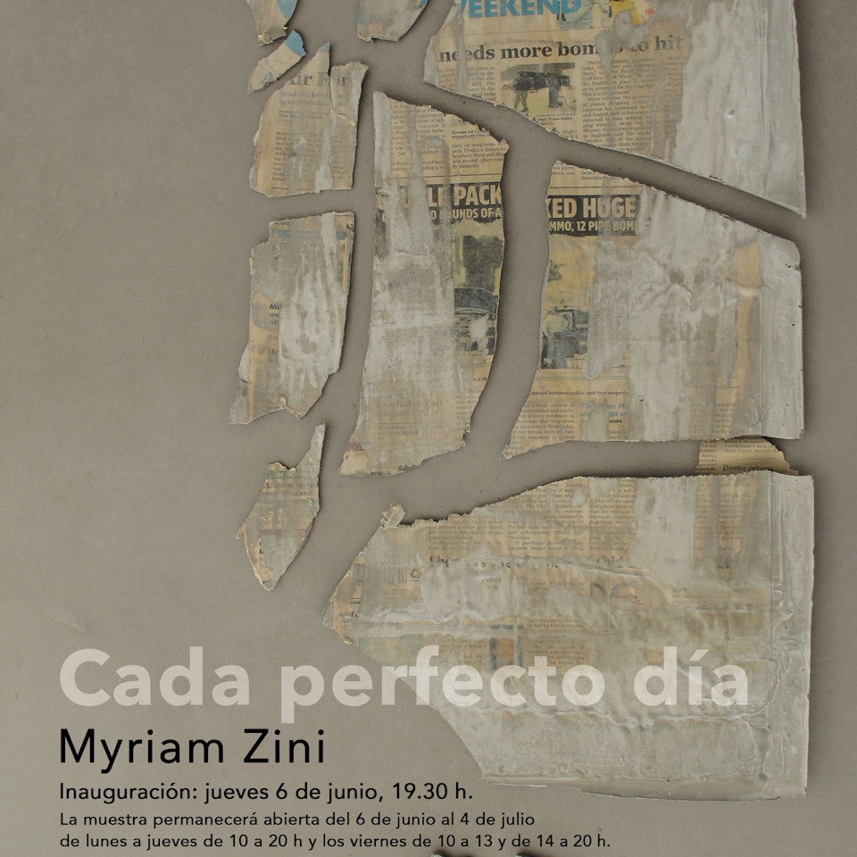 Cada perfecto dia _ Alliance française Montevideo _ 2019 Invitation Myriam Zini