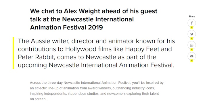 Newcastle International Animation Festival