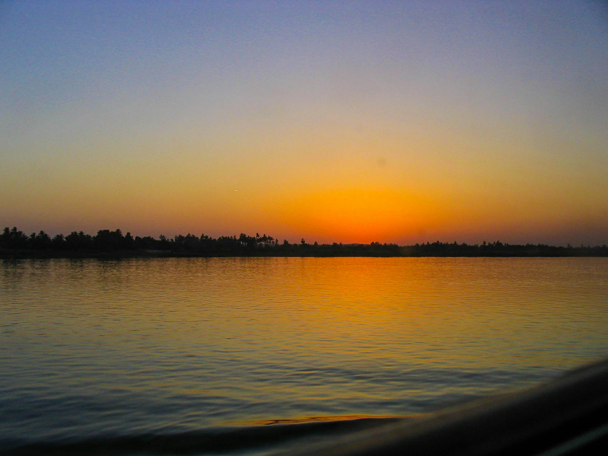 Sunset on the Nile