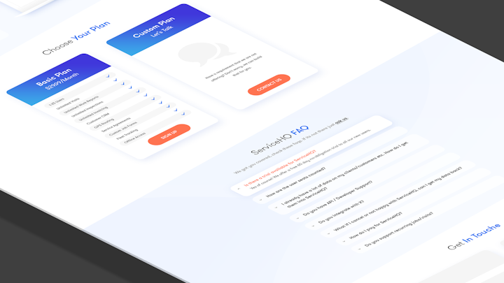 Website Design for ServiceHQ.ca