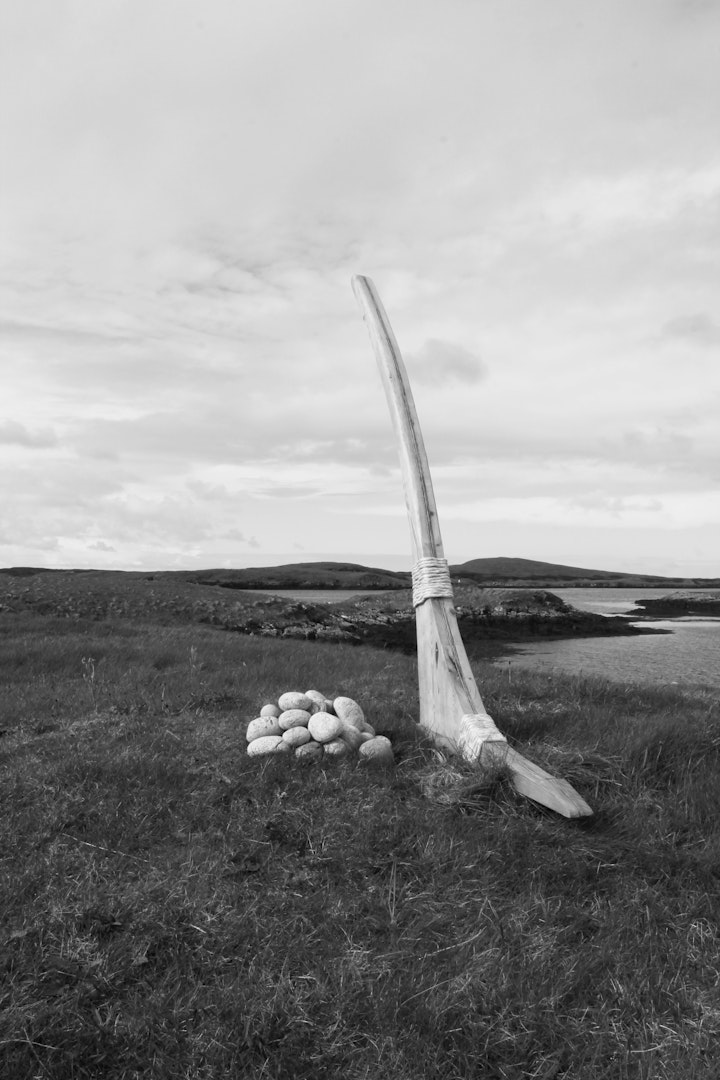 cas chrom I (2013)
recycled plywood and rope, 150cm x 100cm