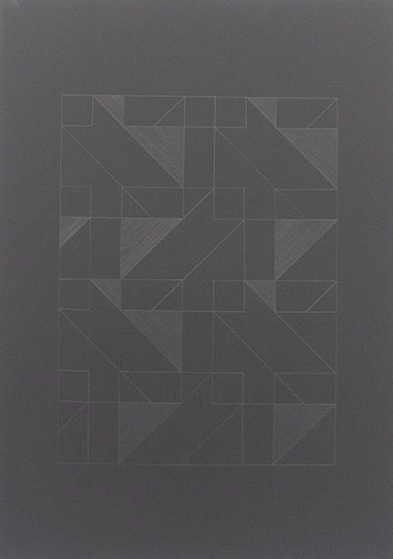 mineral glint 2 (841 x 594 mm) graphite on paper 2021