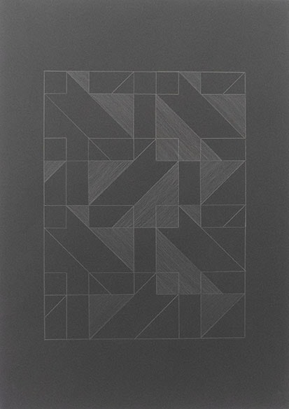 mineral glint 1 (841 x 594 mm) graphite on paper 2021