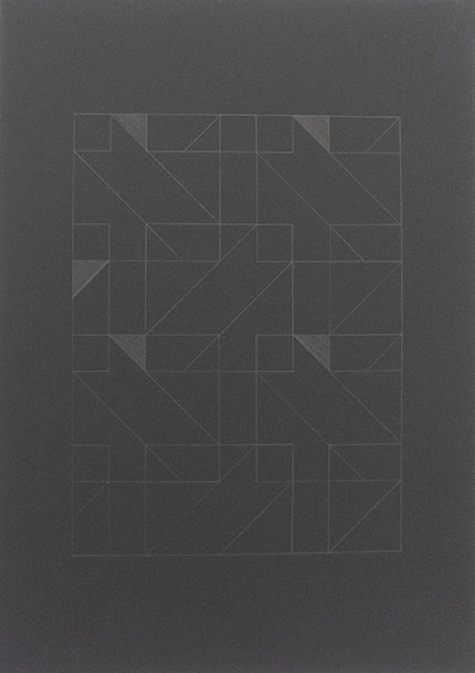 mineral glint 3 (841 x 594 mm) graphite on paper 2021