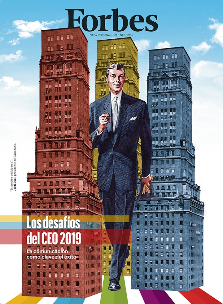 Collage para Forbes España / portada de la edición especial de junio de 2019
