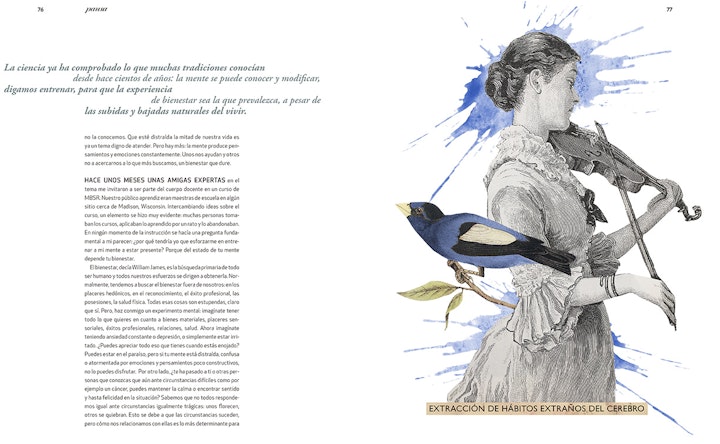 Collage para revista Pausa / edición junio-julio de 2019