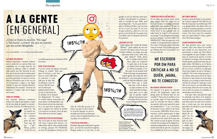Collage para revista Moi / edición noviembre de 2019