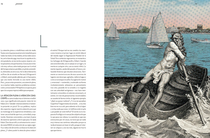 Collage para revista Pausa / edición junio-julio de 2019