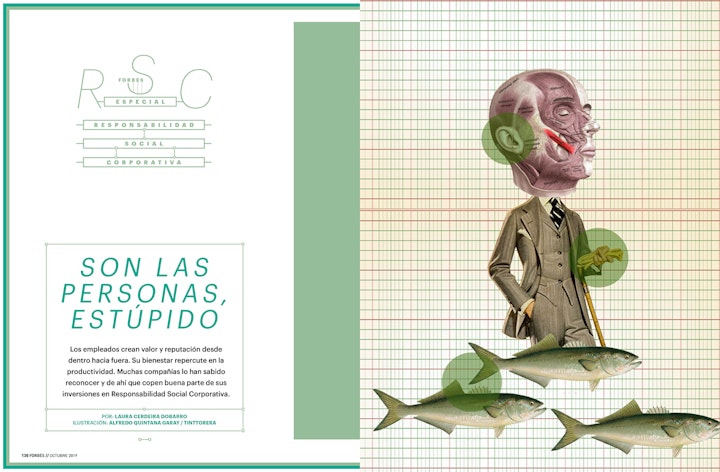 Collage para Forbes España / edición de marzo de 2019