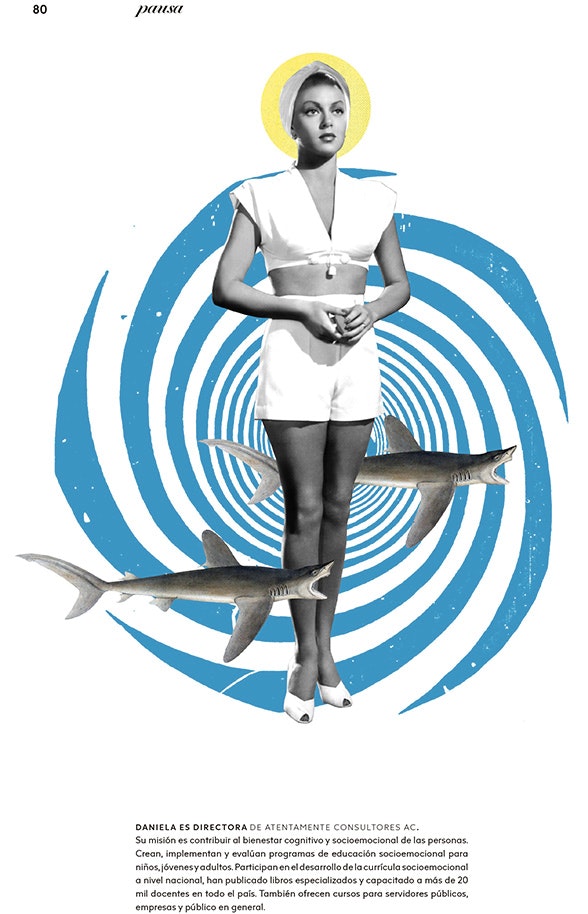 Collage para revista Pausa / edición junio-julio de 2019