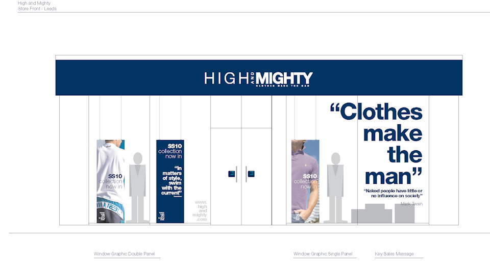 High & Mighty Branding & Store Communications