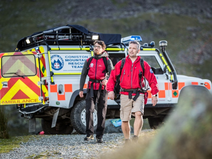 An evening spent with some of the team from Coniston Mountain Rescue, image used to promote and raise awareness of the charity and the work they do helping others on the fells.