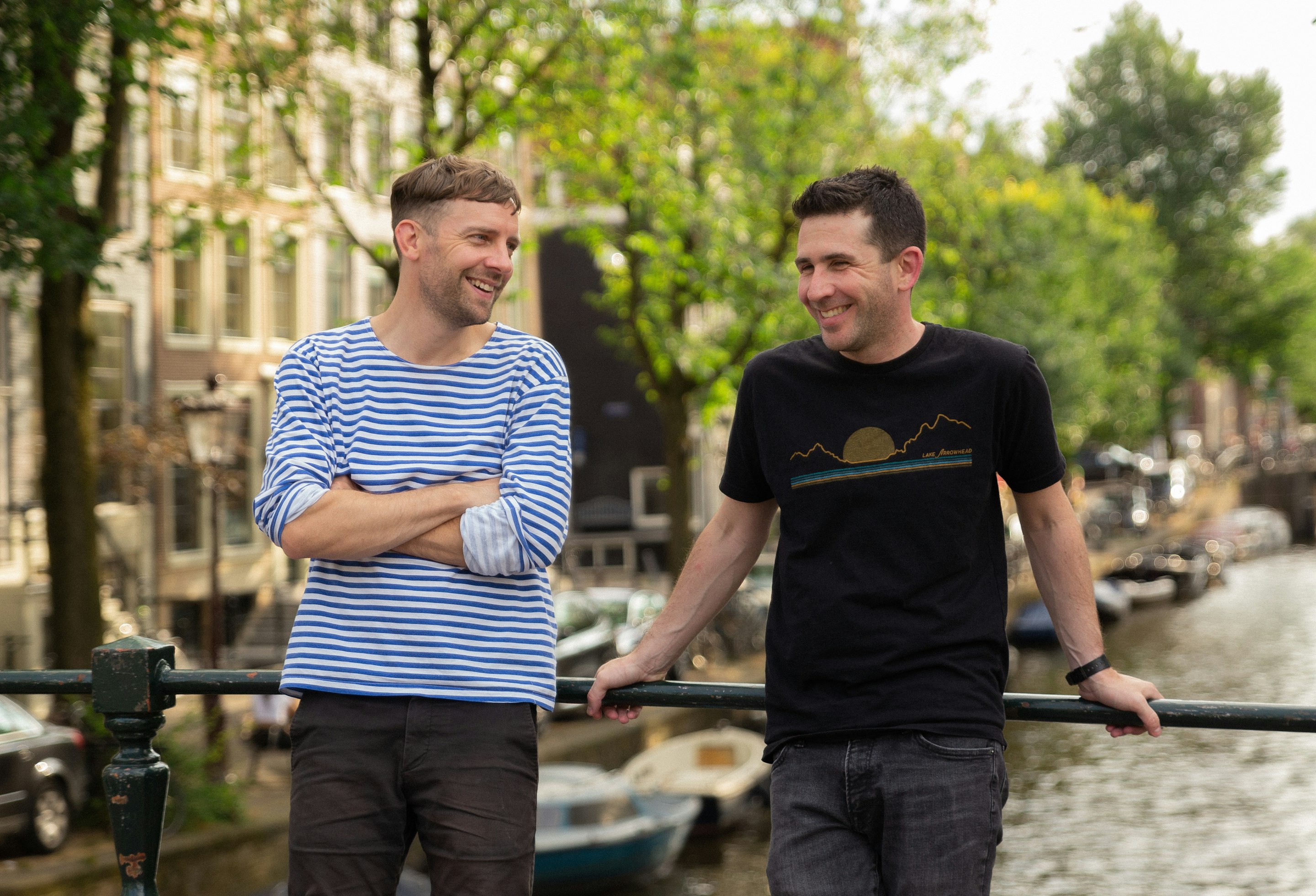 (From left) Nils Crompton, Blake Huber