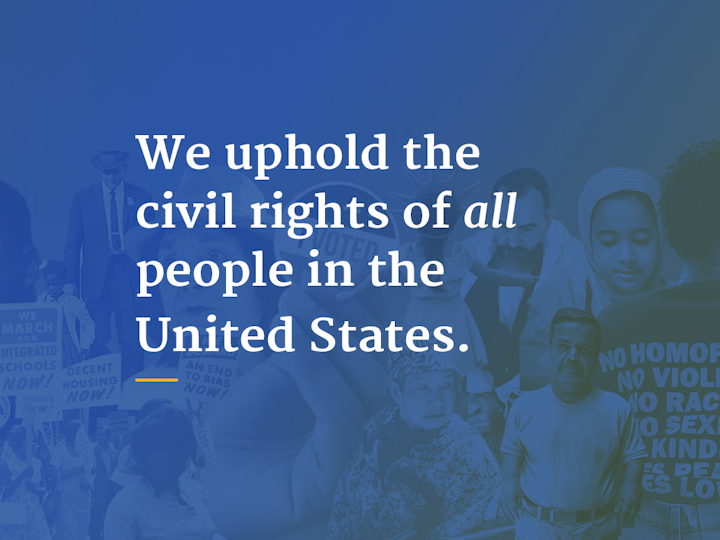 UX | ER - DOJ Civil Rights Portal: Ensuring the sanctity of civil rights for all people in the United States.
