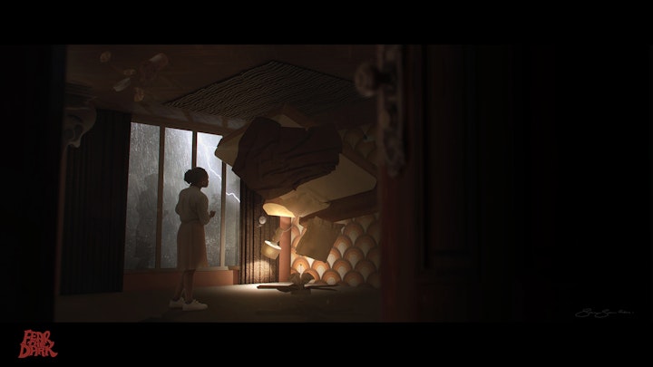 Fear The Dark - Bedroom Interior Concept - Keyframe