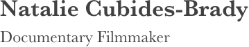 Natalie Cubides-Brady