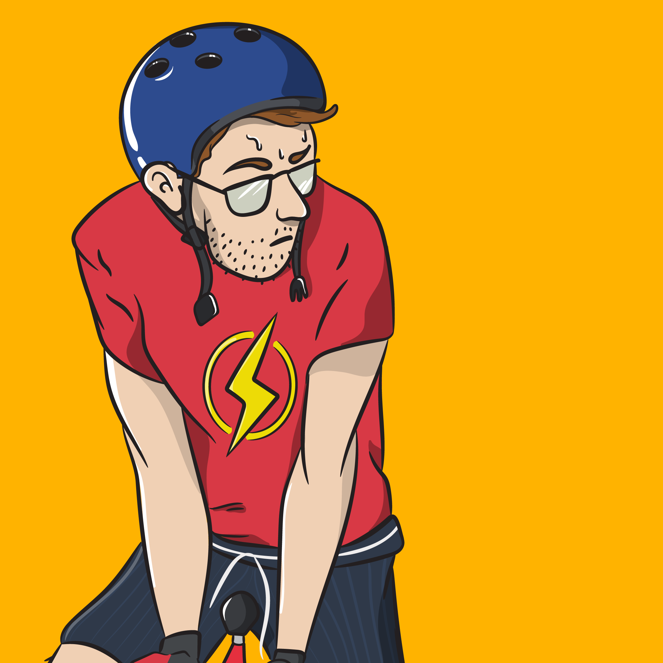 Cycling Self Portrait