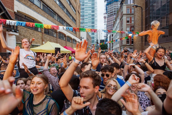 WSB street party. London. August 2019. - 