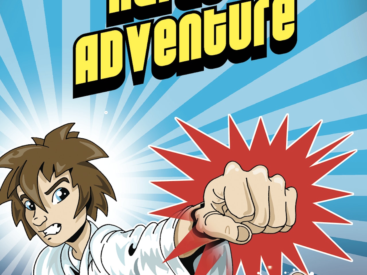 martial arts kung fu fighting karate fantasy adventure Funky Happy manga anime childrens cartoon comic strip Book cover illustration animation