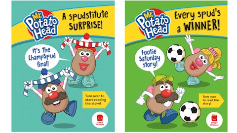 Mr Potato head Football Books-McDonalds.