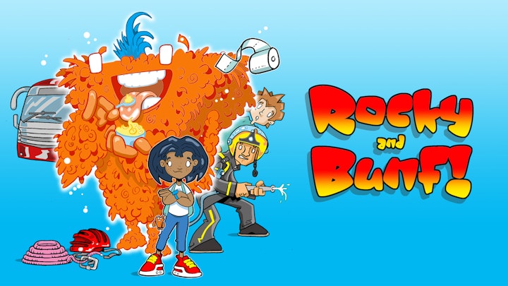 Rocky and Bunf-stars of a new series of children’s books about kids living with HIV.