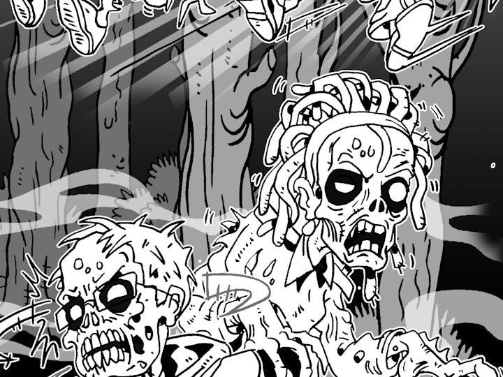 Zombies -book illustration