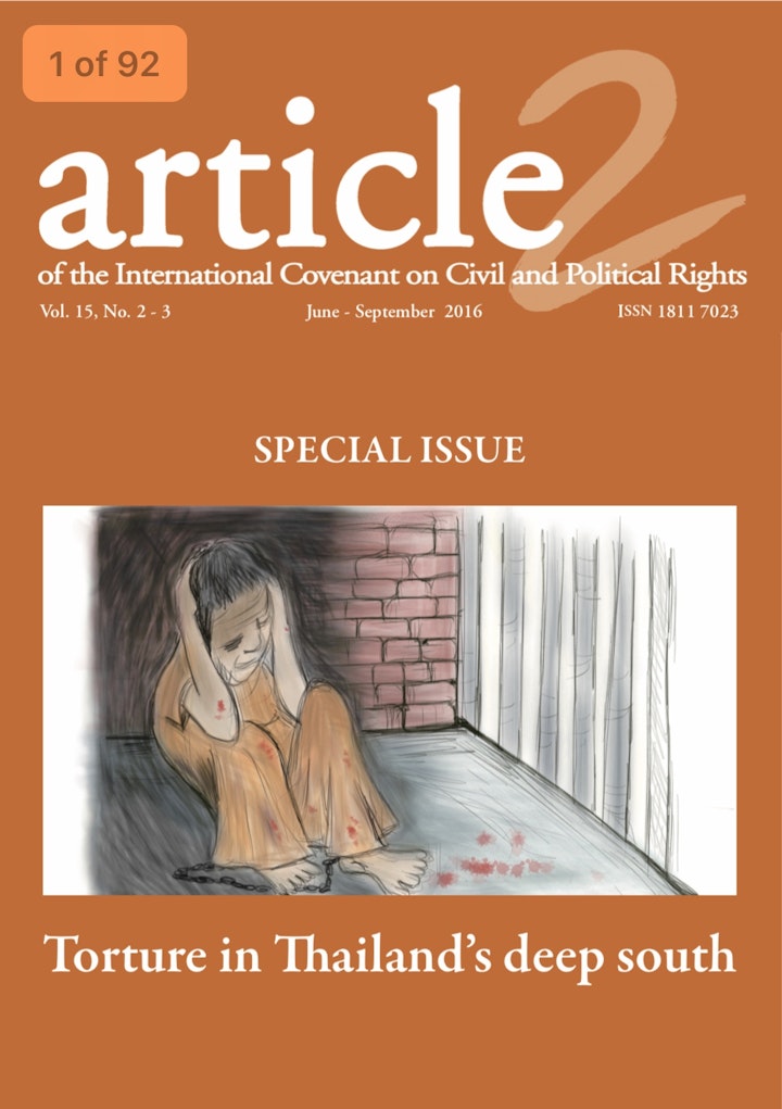 Article 2, 2016, Asian Legal Resource Center