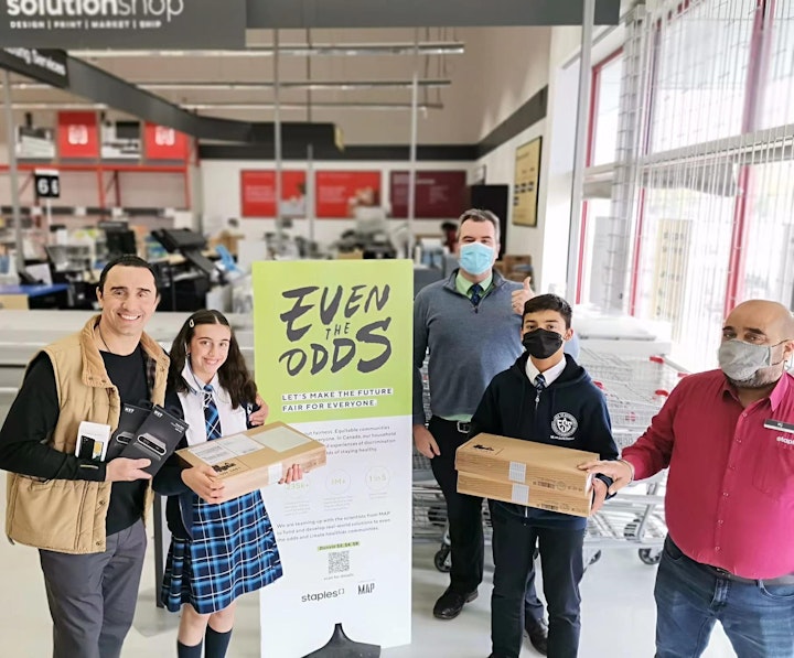 A big thank you to STAPLES (Richmond, BC) for their support to YCW.