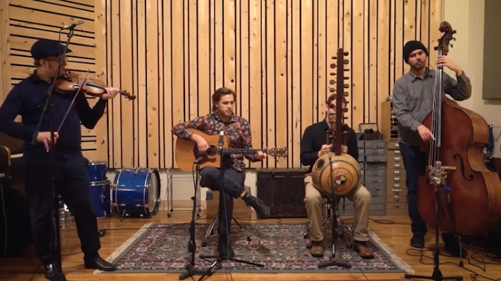 KRIS KELLY - "OLD BLUE" LIVE WITH KORA, VIOLIN, AND DOUBLE BASS