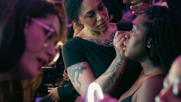 Just Geen x Gymshark celebrating 10 Years. I was part of the makeup team preparing attendees for the celebration event held at the Regent Street London flagship store.